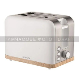 ARDESTO Тостер T-F420WWD, 800Вт, метал, 2 слоти, білий