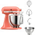 Кухонна машина KitchenAid Artisan 5KSM185PSEPH з відкидним блоком, колір персиковий белліні