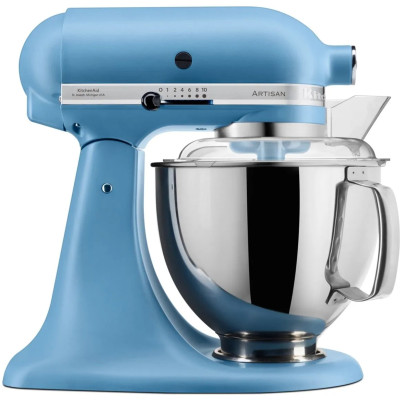 Кухонна машина KitchenAid Artisan 5KSM175PSEVB з відкидним блоком, колір оксамитово-блакитний