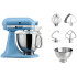 Кухонна машина KitchenAid Artisan 5KSM175PSEVB з відкидним блоком, колір оксамитово-блакитний
